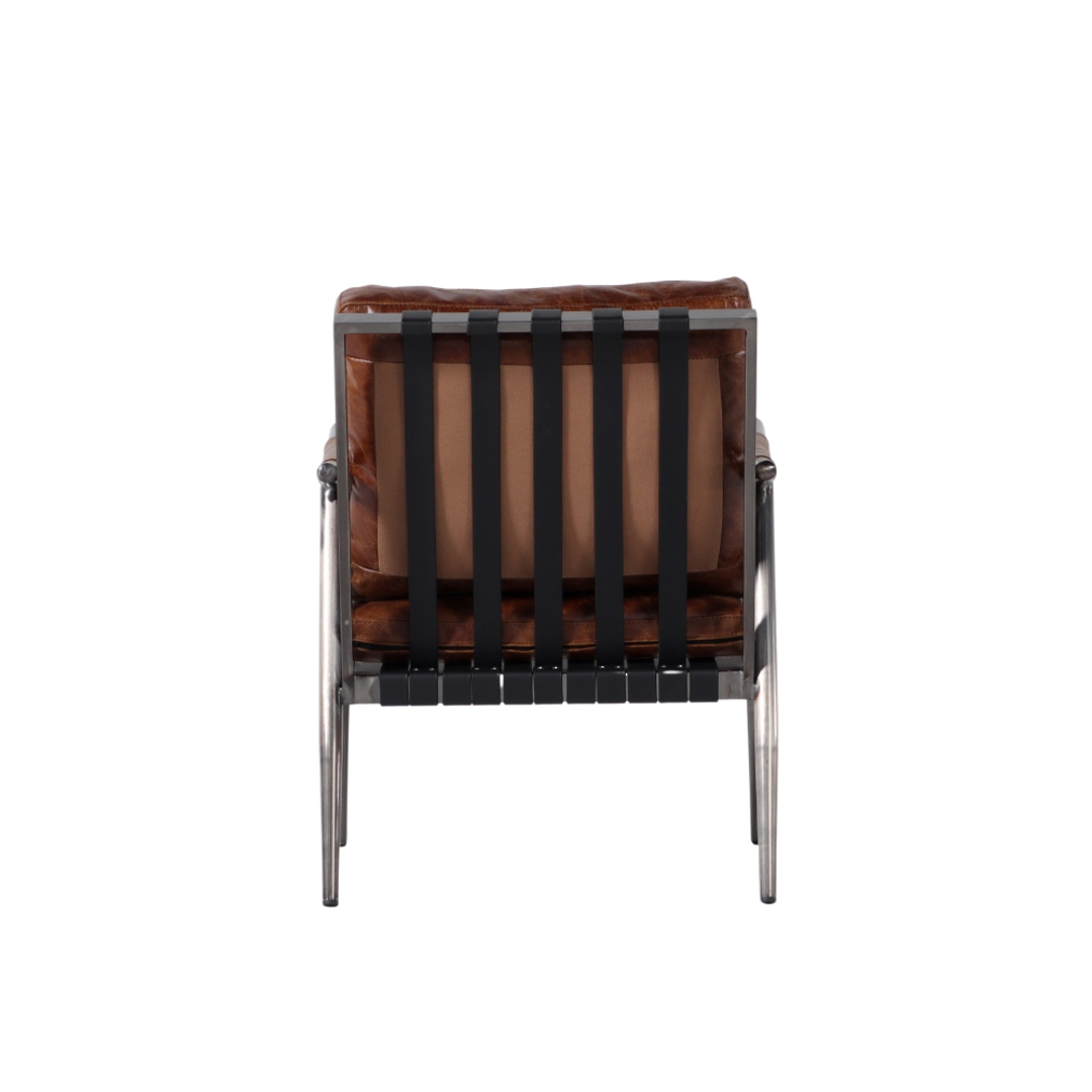 Saddler Leather Club Chair - Vintage Cigar image 5